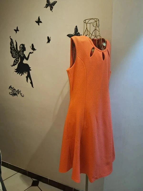 Oranje jurk - Gemaakt in Frankrijk – photo 2